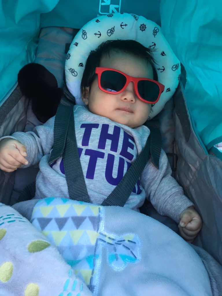 赤ちゃんと紫外線